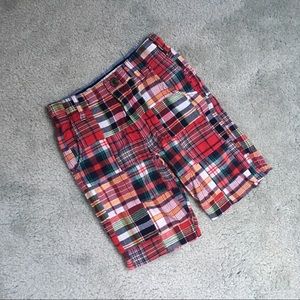 Peek Red Plaid Shorts, Kids’ Size 7